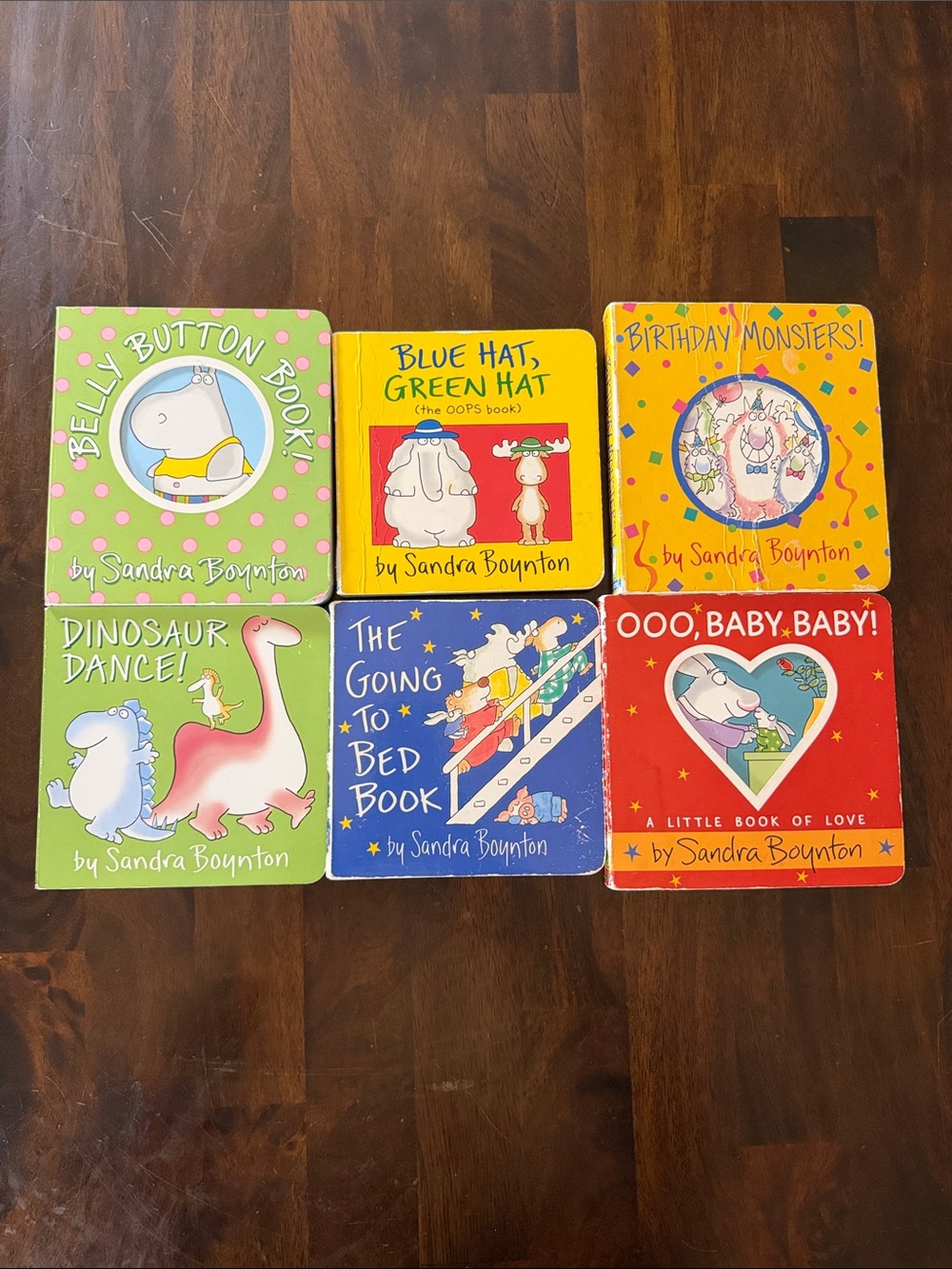 Set of 6 Sandra Boynton Board Books